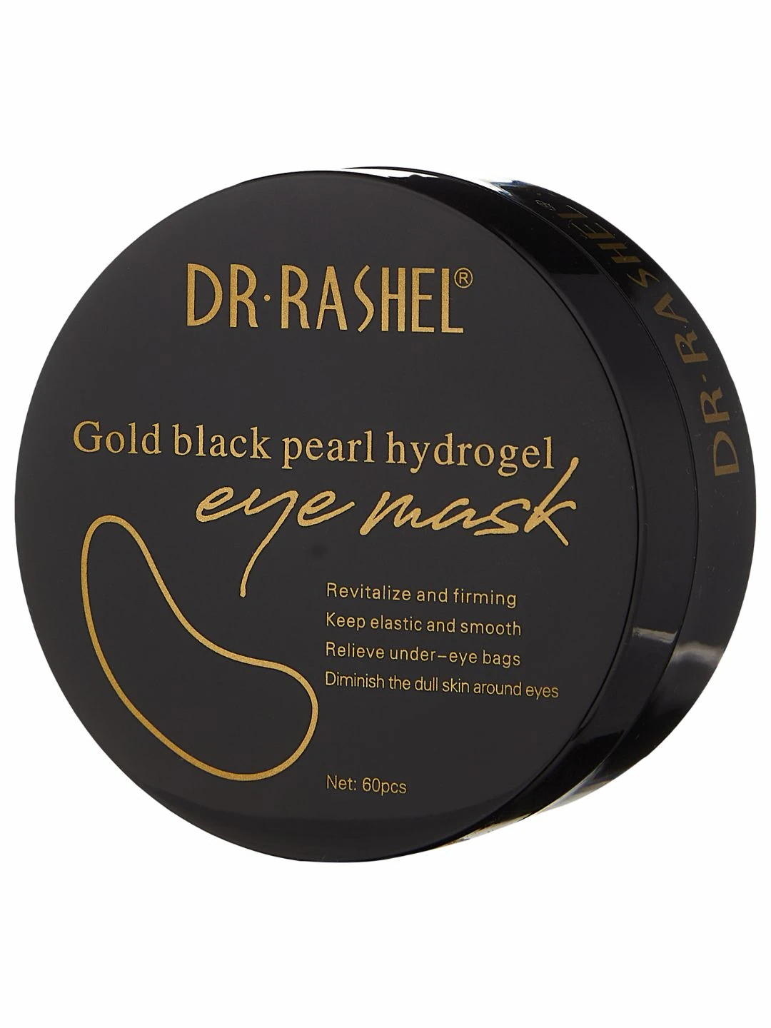 Гидрогелевые патчи для глаз с золотом и чёрным жемчугом, Dr. Rashel Gold Black Pearl Hydrogel Eye Mask, 60 шт