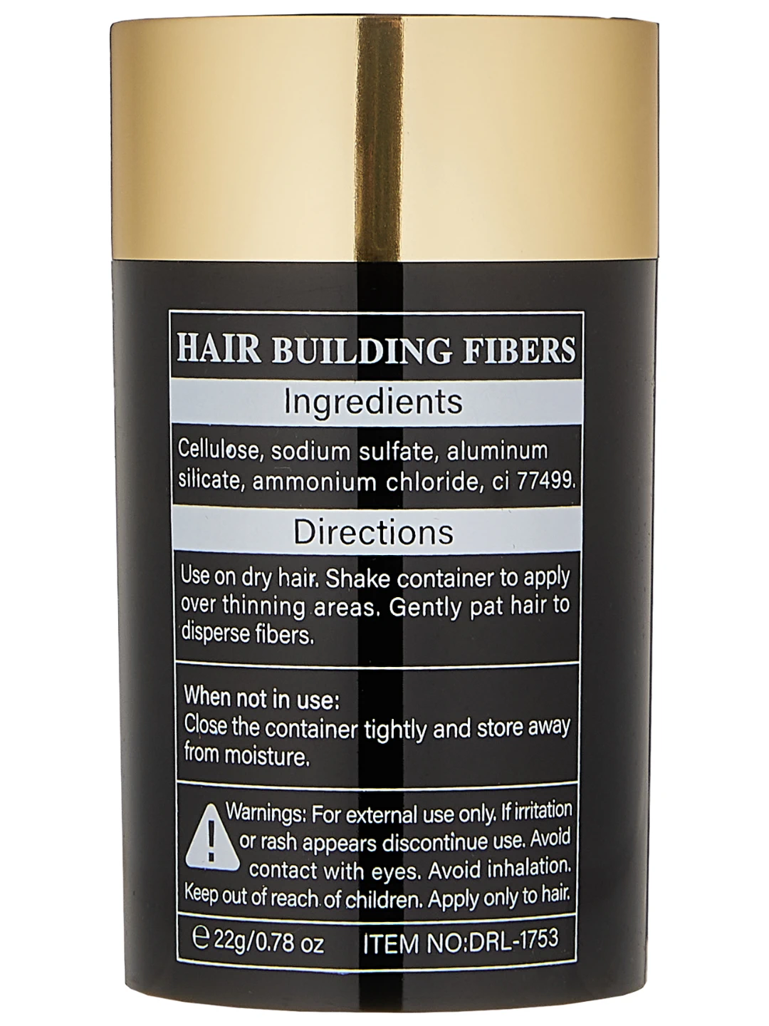 Загуститель волос, Dr. Rashel Hair Building Fibers (Dark Brown), 22 г
