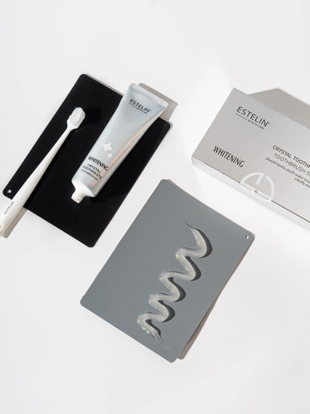 Набор для отбеливания зубов Estelin Crystal Whitening Toothpaste & Toothbrush Set, 2 шт