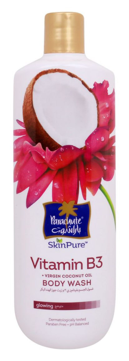 Гель для душа PARA SKINPURE VITAMIN B3 & VIRGIN COCONUT OIL BODY WASH 400ML