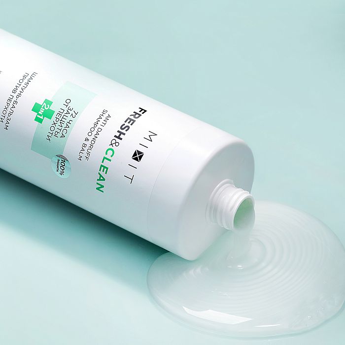 Шампунь-Бальзам 2в1 против перхоти MIXIT FRESH&CLEAN Anti-Dandruff Shampoo and Balm 2 in 1 400мл