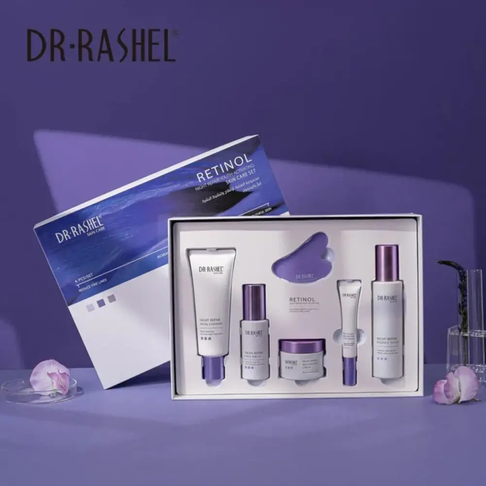 Омолаживающий ночной набор с ретинолом — Dr. Rashel Retinol Night Repair Youth-Activating Skin Care Set|6 pcs