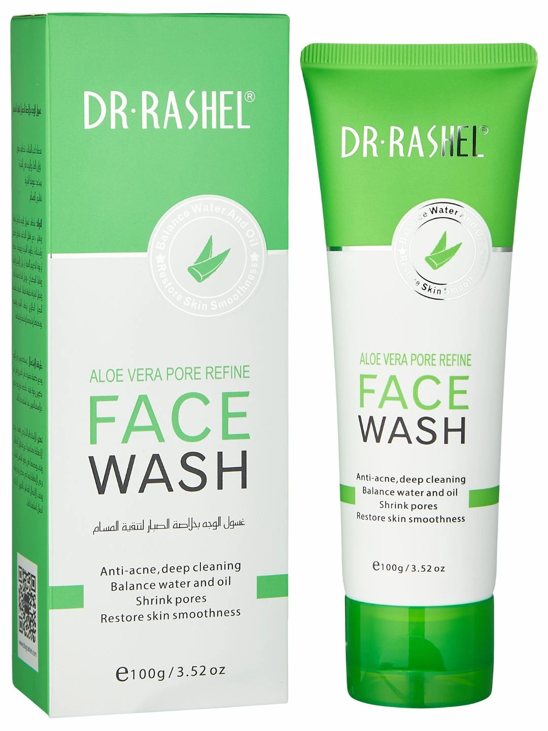 Восстанавливающая пенка для умывания с экстрактом алоэ, Dr. Rashel Aloe Vera Pore Refine Face Wash, 100 g