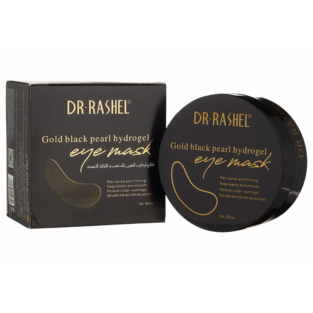Гидрогелевые патчи для глаз с золотом и чёрным жемчугом, Dr. Rashel Gold Black Pearl Hydrogel Eye Mask, 60 шт