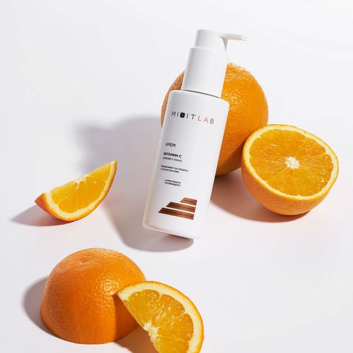 Крем с витамином С и церамидами для всех типов кожи MIXIT LAB Vitamin C Radiance Cream 150мл