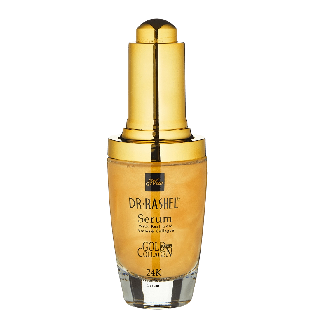 Питательная сыворотка для лица с 24К золотом и коллагеном Dr. Rashel 24K Gold Collagen Precious Youthful Serum, 40 ml