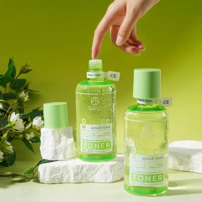 Тонер для лица с церамидами и витамином B5 Estelin Ceramide & Vitamin B5 Repair Essence Toner, 400 мл