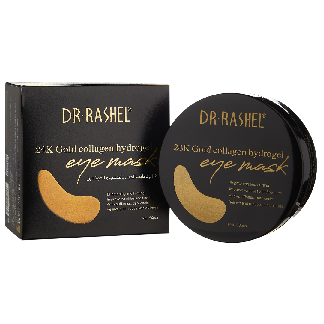 Гидрогелевые патчи для глаз с золотом и коллагеном, Dr. Rashel 24k Gold Collagen Hydrogel Eye Mask, 60 шт