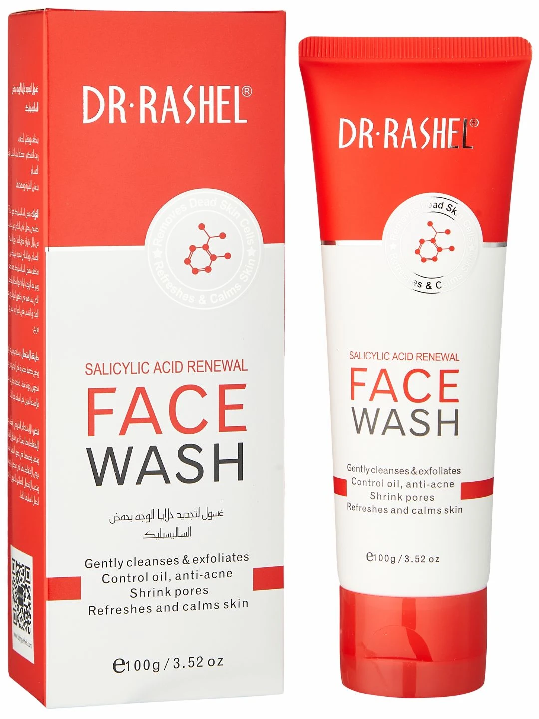 Отшелушивающая пенка для умывания с салициловой кислотой Dr. Rashel Salicylic Acid Exfoliating Face Wash, 100 g