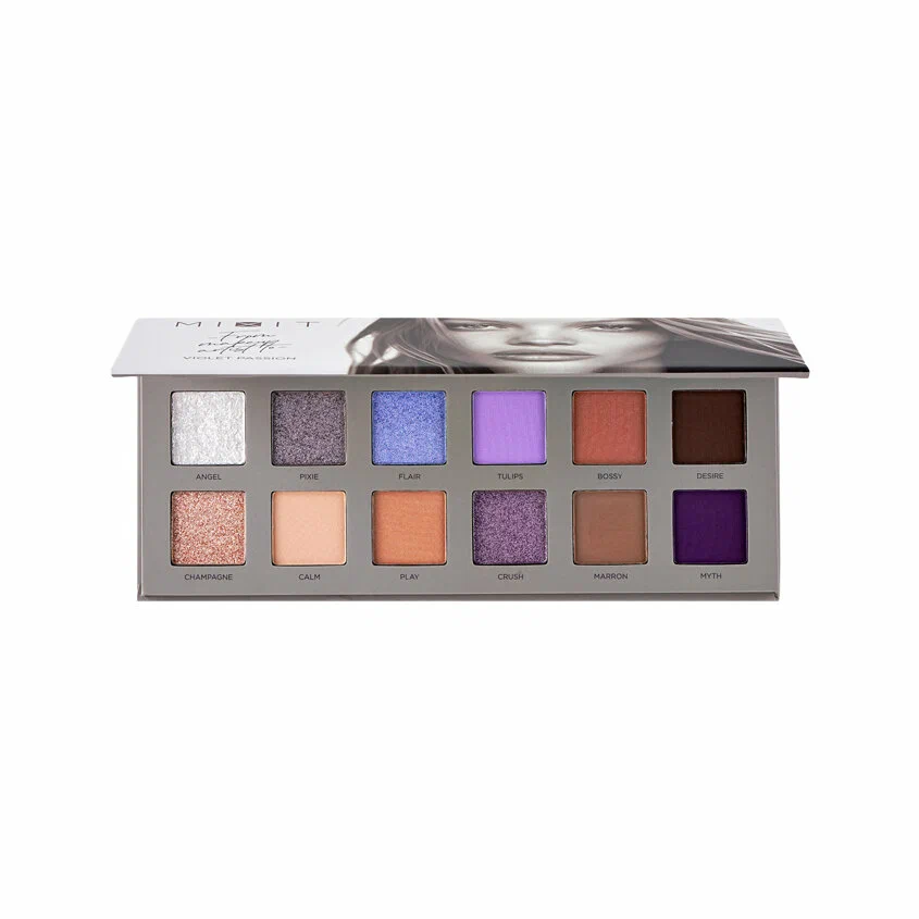 Палетка теней MIXIT Make Up Eyeshadow palette Violet Passion 12г