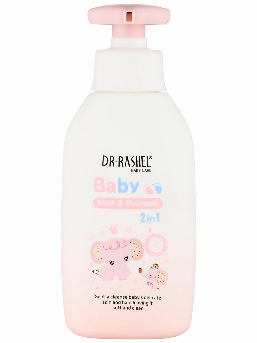 Детский 2 в 1 гель и шампунь Dr. Rashel Baby 2 in 1 Wash & Shampoo, 300 мл