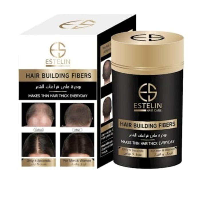 Загуститель волос Estelin Hair Building Fibers (Natural Black) 22g