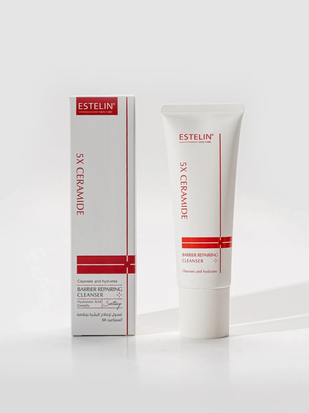 Пенка для лица с 5X церамидом, Estelin 5X Ceramide Barrier Repairing Cleanser, 120 г