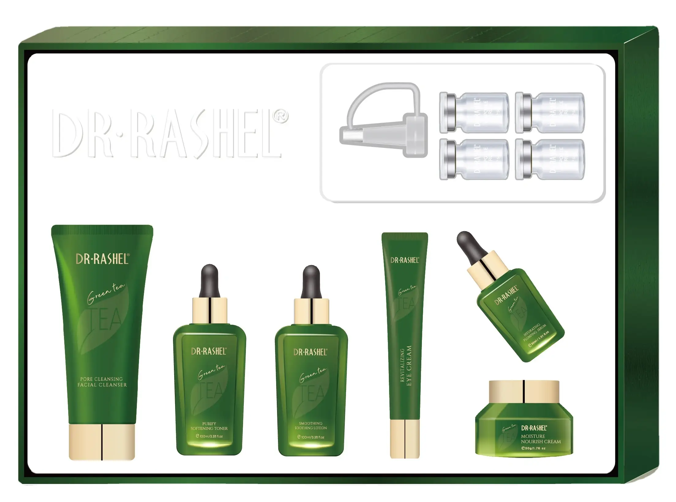 Набор «Dr. Rashel Green Tea Purify Balancing Skin Care Kit 10 pcs/set»