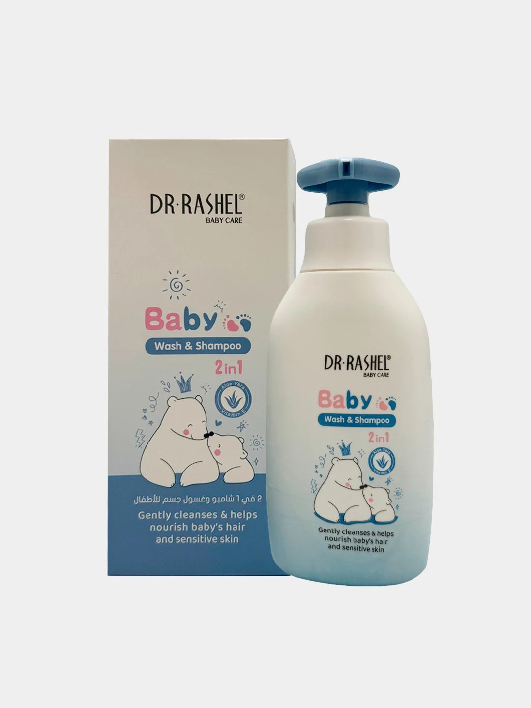 Детский 2 в 1 гель и шампунь Dr. Rashel Baby 2 in 1 Wash & Shampoo, 300 мл