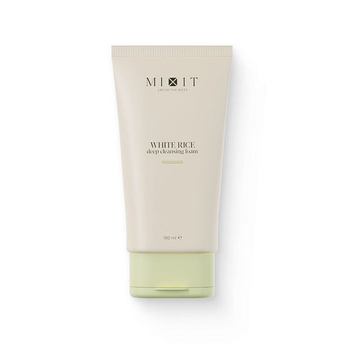 Пенка для глубокого очищения лица c экстрактом риса MIXIT White Rice Deep Cleansing Foam 150мл