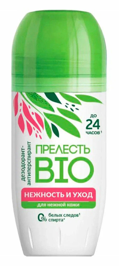 Дезодорант Прелесть БИО Нежность и уход, 50 мл (ролик)