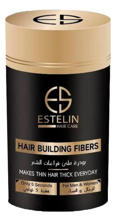 Загуститель волос Estelin Hair Building Fibers (Natural Black) 22g