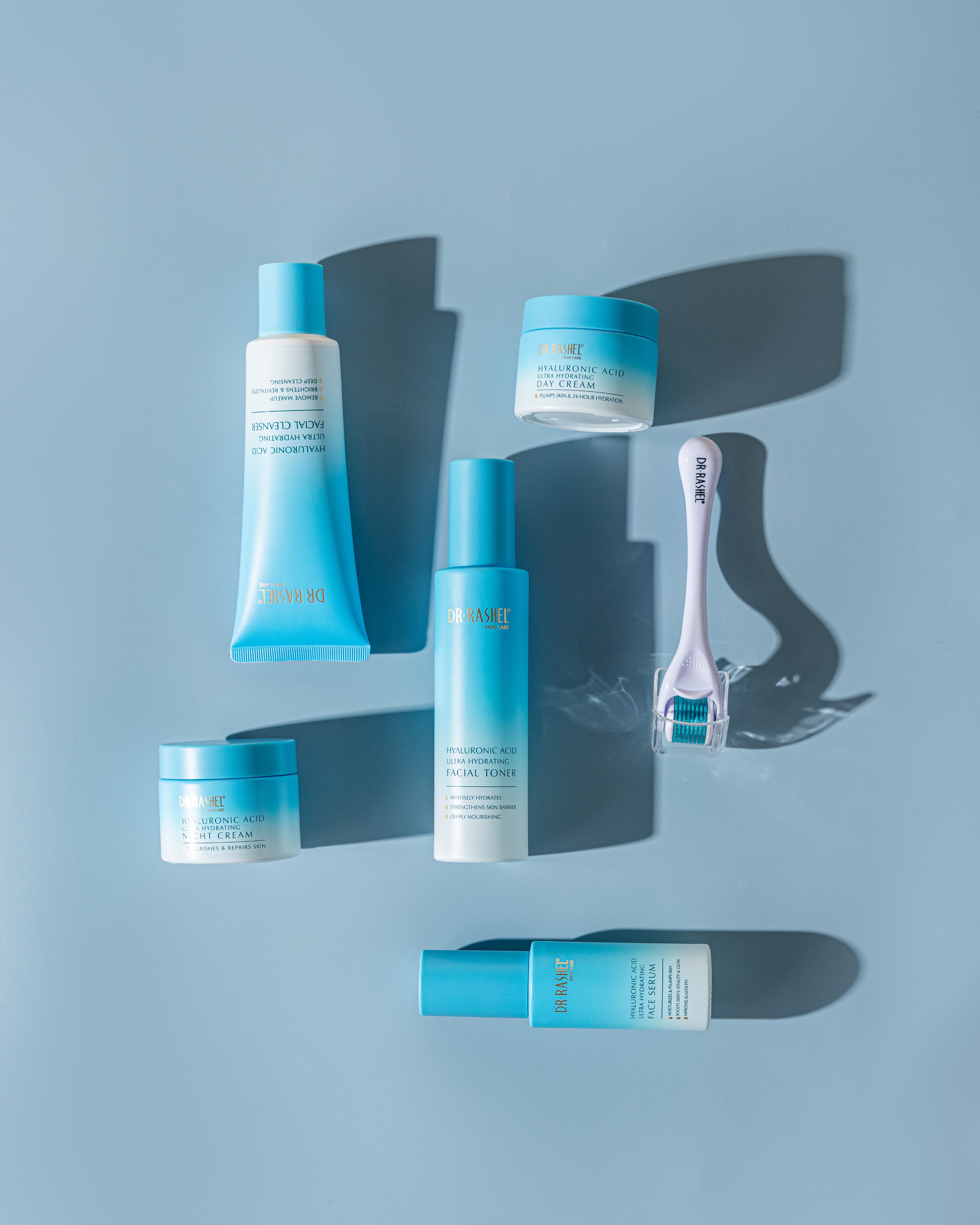 Питательный набор с гиалуроновой кислотой - Dr. Rashel Hyaluronic Acid Ultra Hydrating Skin Care Set/6pcs