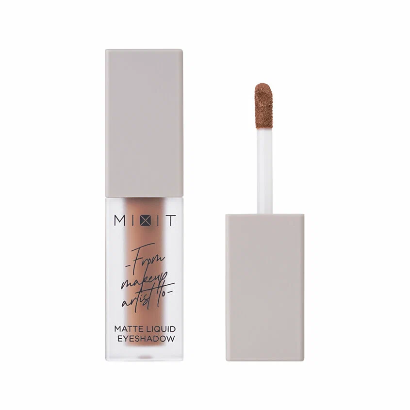 Матовые жидкие тени для век MIXIT Make Up Matte Liquid Eyeshadow, 01 (3,8г)