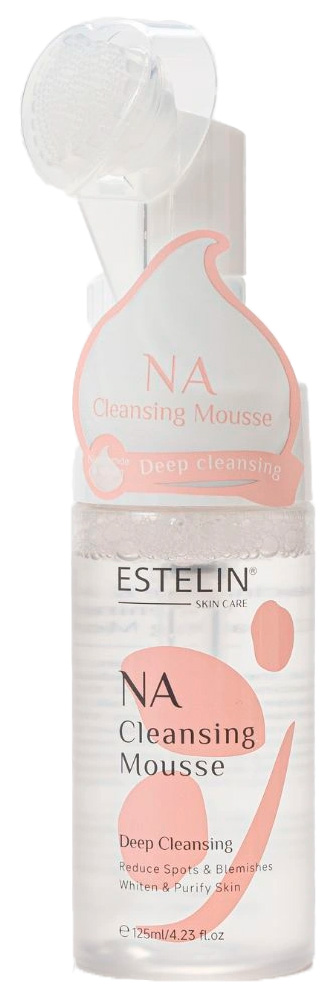 Пенка-мусс для лица с ниацинамидом и арбутином Estelin Niacinamide & Arbutin Whitening Cleansing Mousse, 125 мл