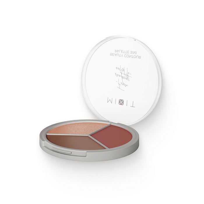 Палетка для скульптурирования лица MIXIT Make Up Beauty Contour Palette 3in1, 02 11г