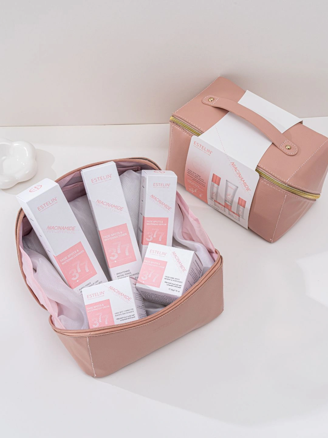 Восстанавливающий набор для ухода за кожей с Ниацинамидом Estelin Niacinamide Whitening & Fade Spots Skin Care Set, 5 шт