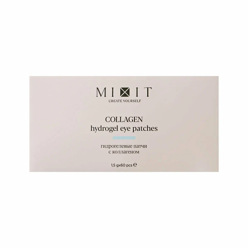 Гидрогелевые патчи с коллагеном MIXIT Collagen hydrogel eye patches 60шт
