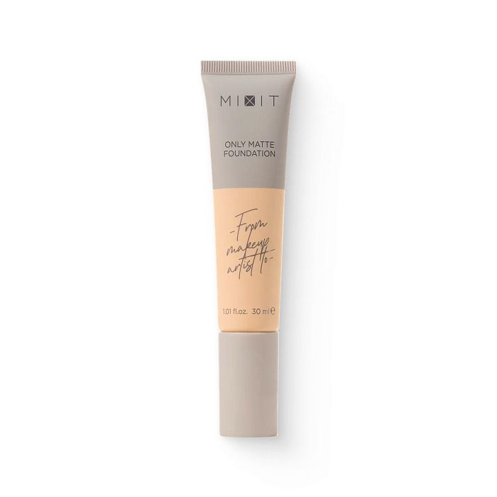 Тональная основа с эффектом матового покрытия MIXIT Make Up Foundation Only Matte, 01 30мл