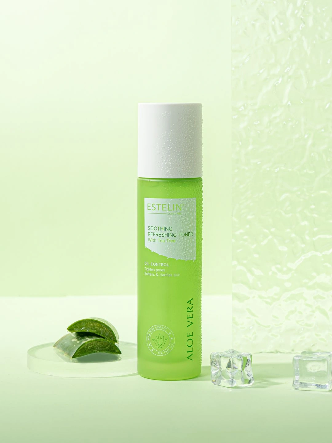 Увлажняющий тонер для лица с Алое Вера Estelin Aloe Vera Soothing Refreshing Toner, 100 мл