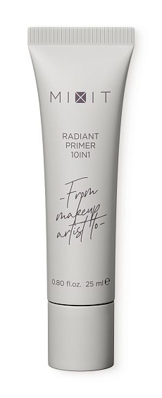Светоотражающий праймер для лица 10в1 MIXIT Make Up Radiant Primer 25мл
