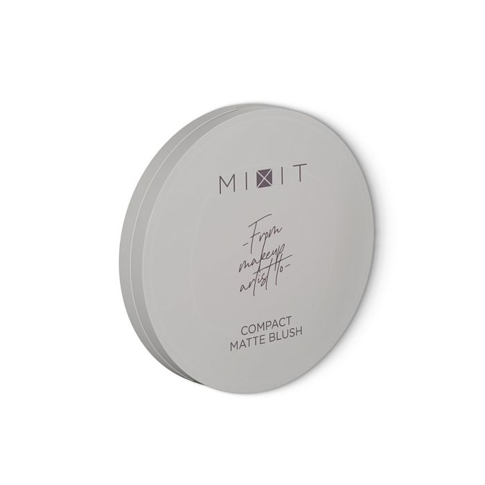 Компактные матовые румяна MIXIT Make Up Сompact Matte Blush, 01 10г