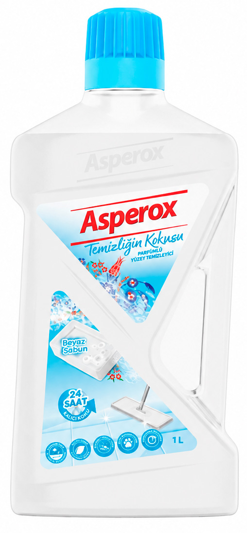 Универсальный очиститель поверхностей ASPEROX LIQUID SURFACE CLEANER WHITE 1000 ml.
