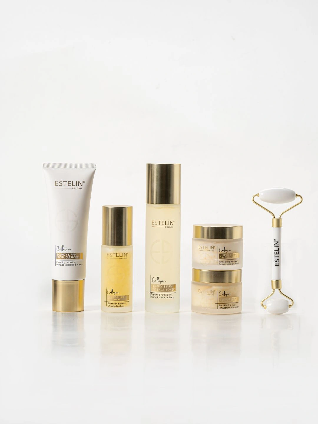  Набор для ухода и питания за кожей с коллагеном Estelin Bouncy & Firm Collagen Skin Care Set, 6 шт