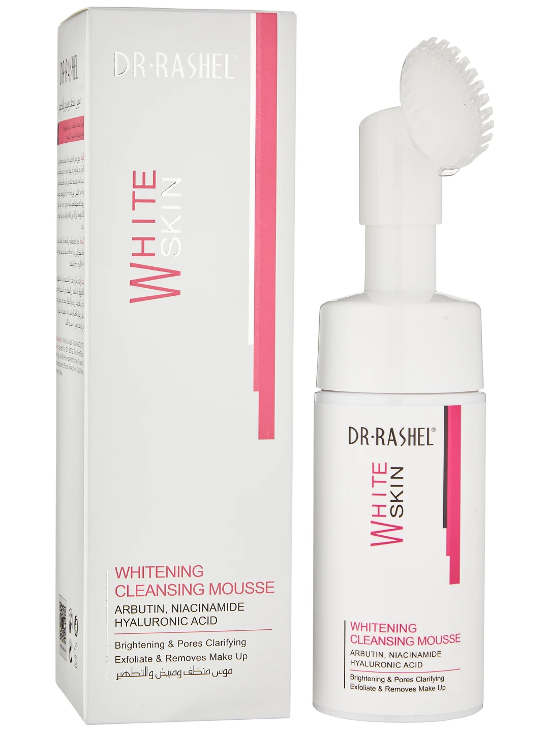 Осветляющий очищающий мусс для лица с эффектом выравнивания тона Dr. Rashel Whitening Cleansing Mousse, 115 ml