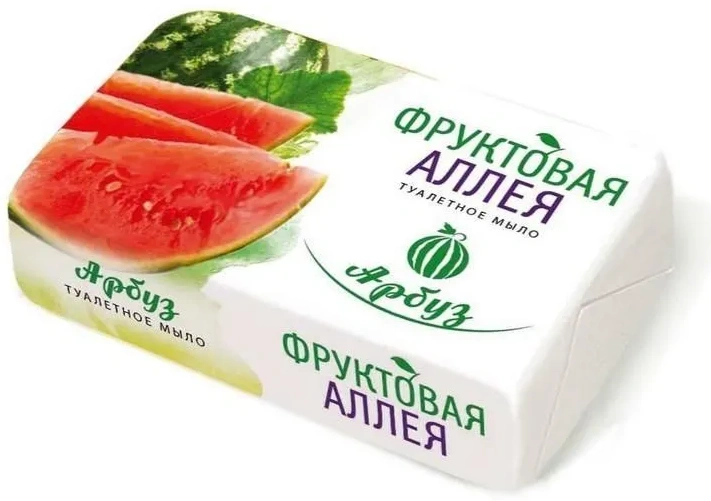 Туалетное мыло ФРУКТОВАЯ АЛЛЕЯ Арбуз 90г