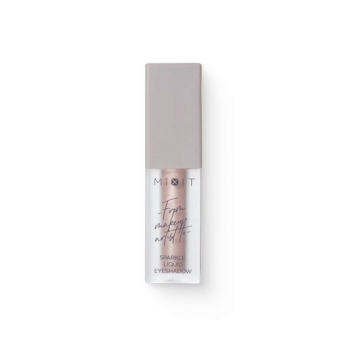Сияющие жидкие тени для век MIXIT Make Up Sparkle Liquid Eyeshadow, 02 (3,8г)