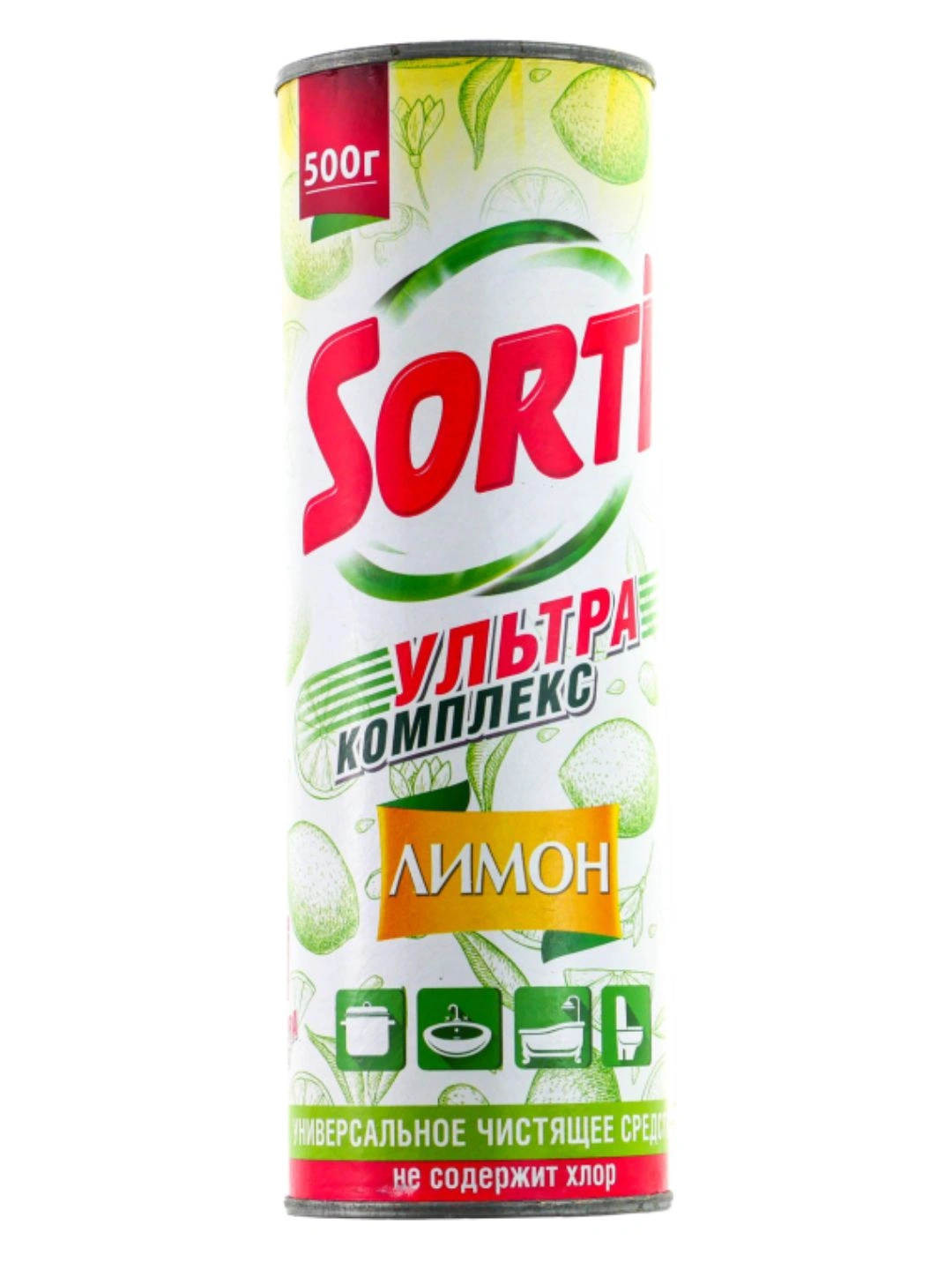 Универсальное чистящее средство СЧС SORTI Лимон 500г