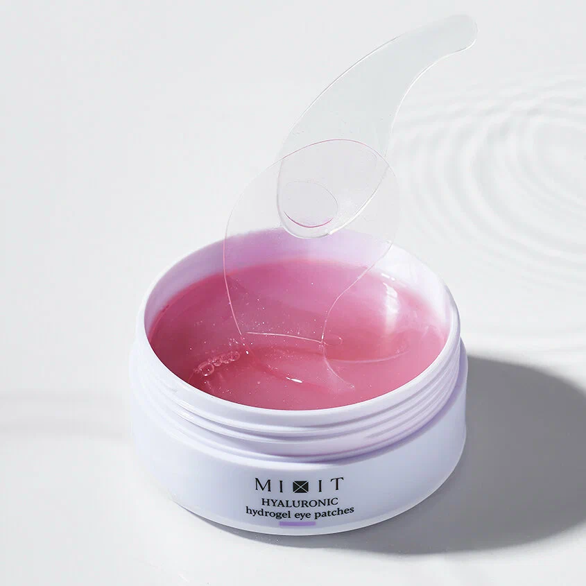 Гидрогелевые патчи с гиуалуроновой кислотой MIXIT Hyaluronic hydrogel eye patches 60шт