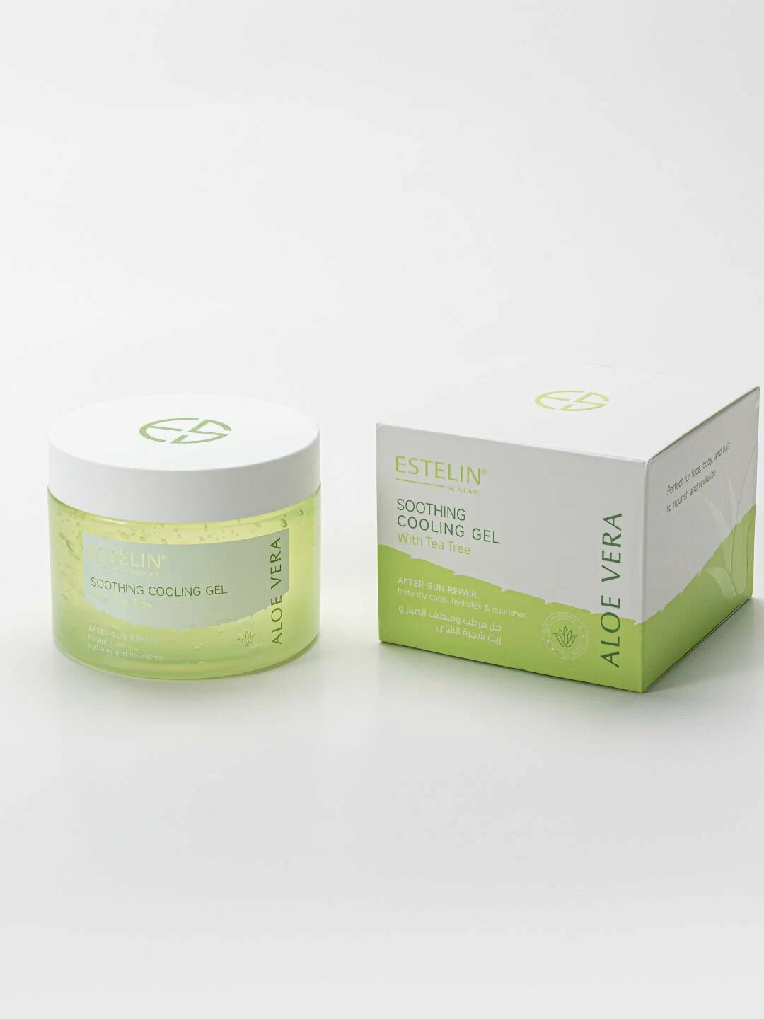 Охлаждающий гель для лица и тела Estelin Aloe Vera Soothing Cooling Gel, 300 г