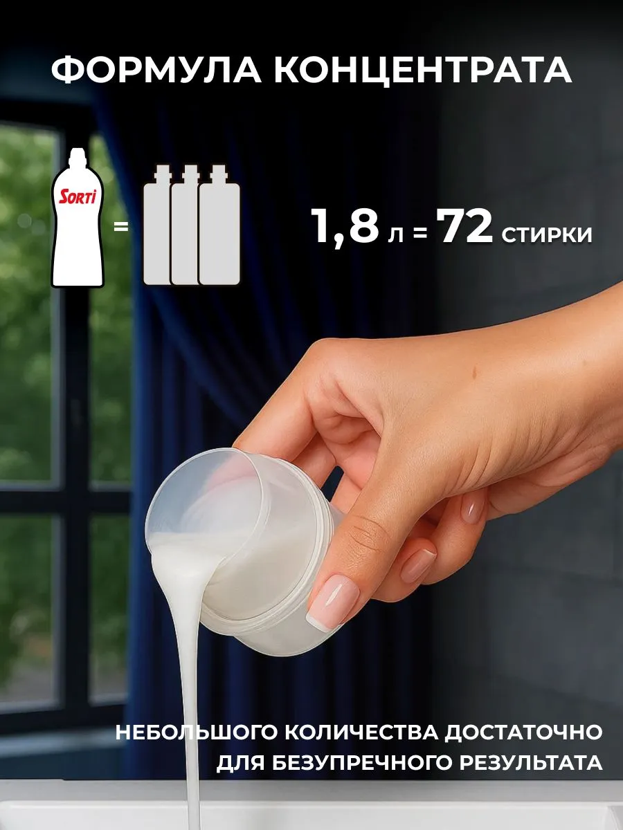 Кондиционер для белья Sorti Энергия Свежести 1800г