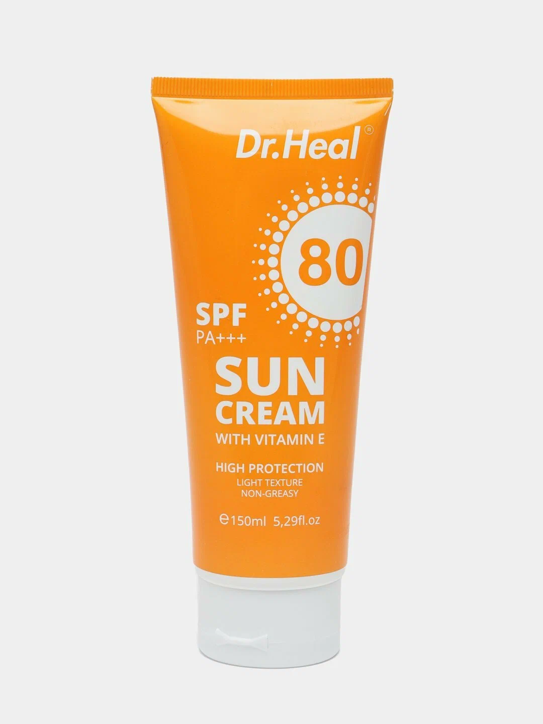 Солнцезащитный крем Sun cream with Vitamin E SPF80 Dr.Heal 150ml