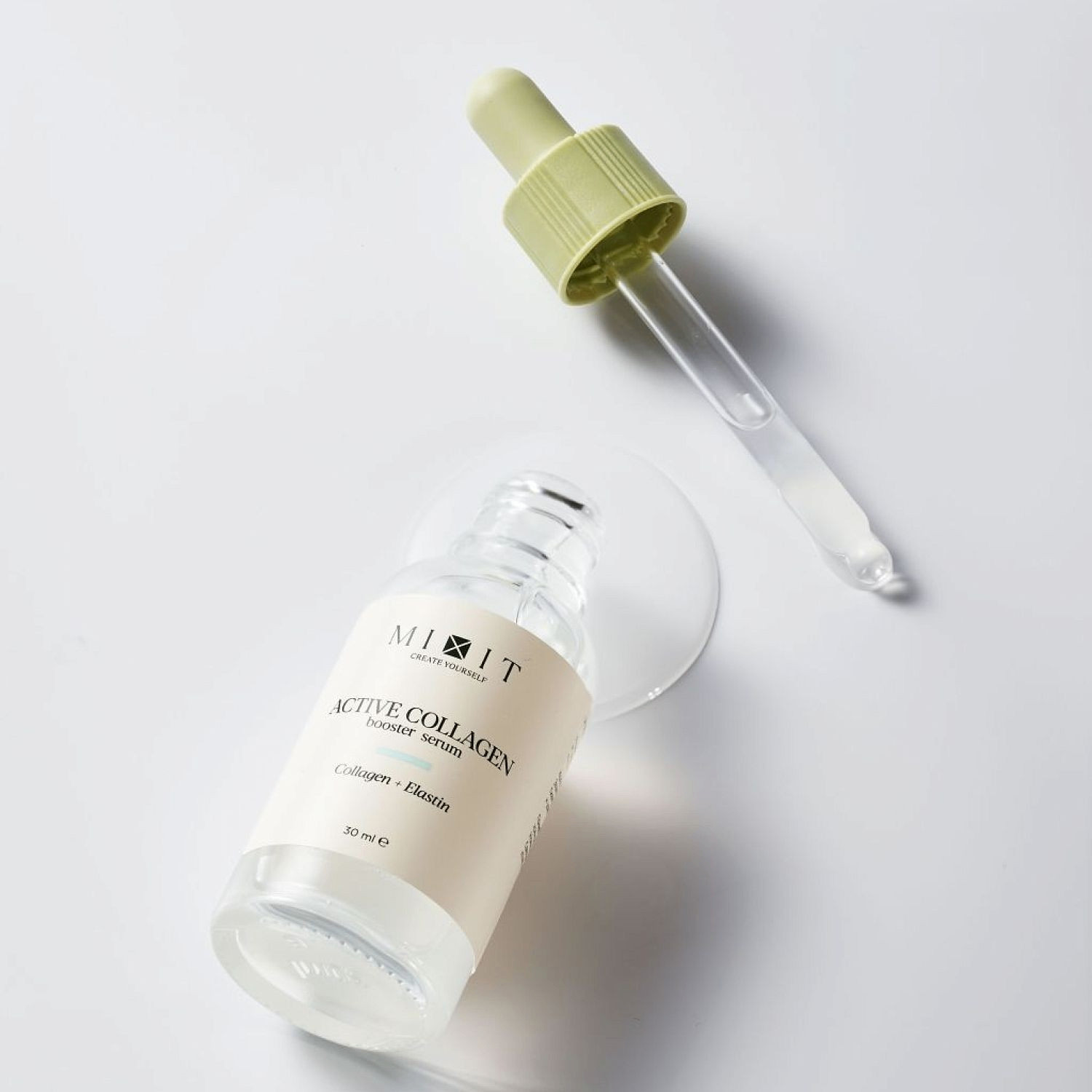 Лифтинг cыворотка для лица с коллагеном MIXIT Active Collagen Booster Serum 30мл