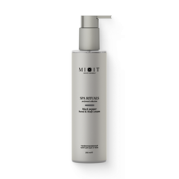 Парфюмированный скраб для тела с ароматом черного перца MIXIT Spa Rituals Body Scrub Black Pepper 300г