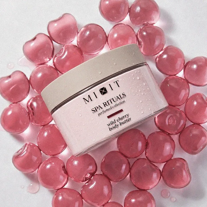 Парфюмированный баттер для тела с ароматом дикой вишни MIXIT Spa Rituals Body Butter Wild Cherry 250г