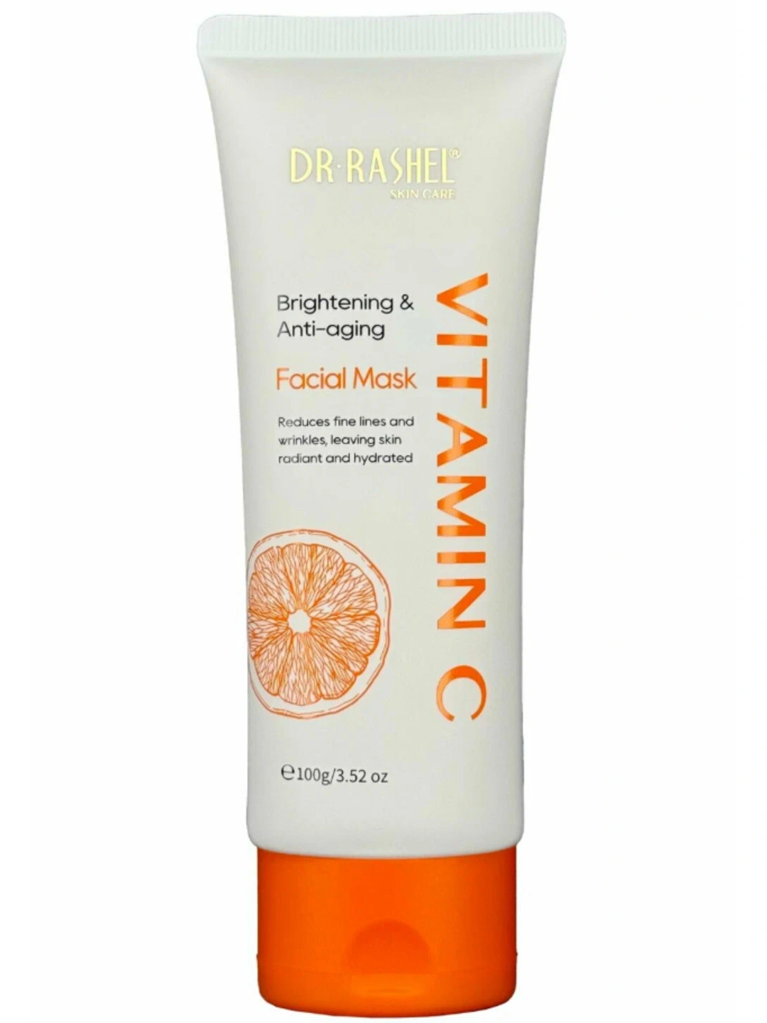 Осветляющая и омолаживающая маска для лица с витамином C, Dr. Rashel Vitamin C Brightening & Anti-Aging Facial Mask, 100 g