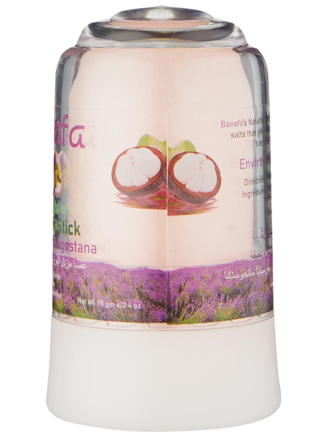 Дезодорант-стик из квасцов Мангустина Alum deodorant stick Mangosteen 70gr