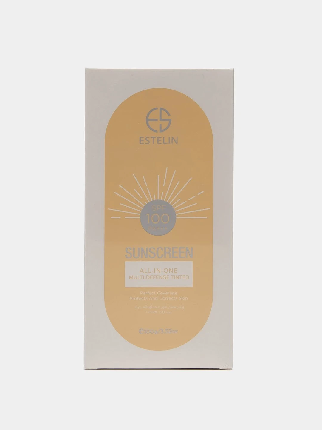 Тонирующий солнцезащитный крем Estelin Multi-Defense Tinted Sunscreen SPF100 PA+++, 100 g