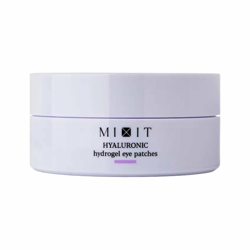 Гидрогелевые патчи с гиуалуроновой кислотой MIXIT Hyaluronic hydrogel eye patches 60шт