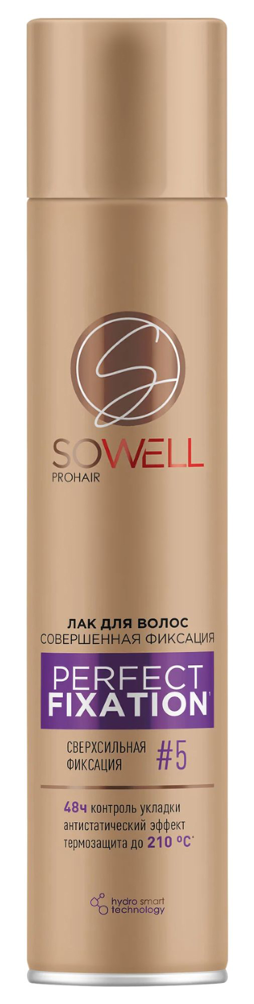 Лак для волос SoWell Perfect Fixation Совершенная фиксация сверхсильной фиксации,300 см3